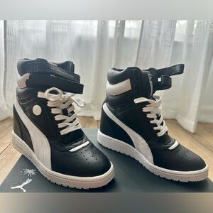 Puma Black & White Wedge MY-66 Miharayasuhiro Sneakers
